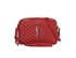 Lou Tassel Camera Bag, &pound;720, Handbags, Red, Leather, Front view